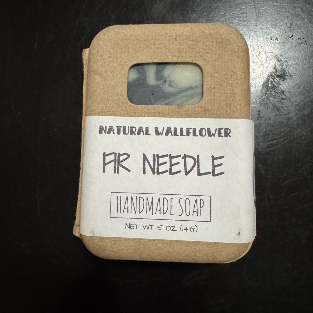 Natural Wallflower Fir Needle Handmade Soap